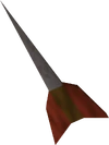 Iron dart detail