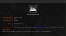 Mirrored shield