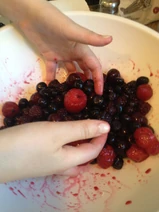 Prepping berries