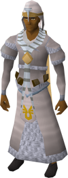 Armadyl vestments equipped