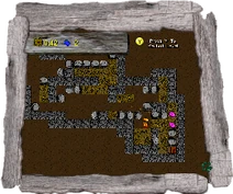 Miner man rocks