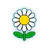 Daisy Glass Decal