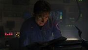 Reed beim Angriff auf die Enterprise
