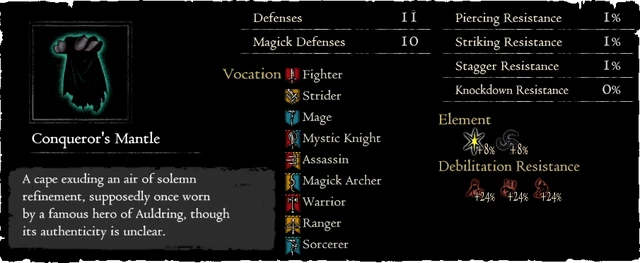 Dragonforged Conqueror's Mantle
