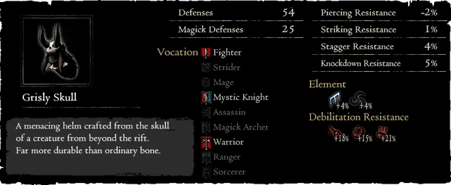 Dragonforged Grisly Skull