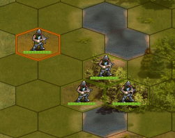 Crossbowmen in battle