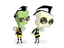 Zim in Bee suit