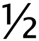 One-half