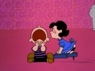 Lucy kissed Schroeder