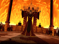 Ozai announcing his plan
