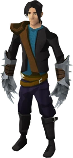 Steel claws equipped