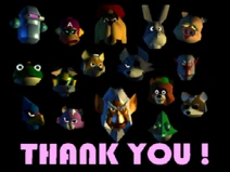Star Fox 64 all characters