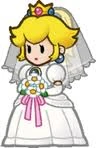 Peachinweddingdress