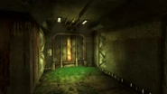 Exterior of a flooded room