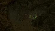 The Vault 34 entrance cave