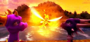 Spyro Cynder Sparx