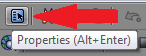 Vegas toolbar project properties