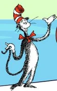 The cat with the magical hat