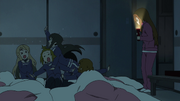 Sawako scares the group