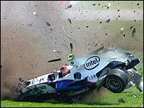 Kubica crash