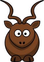 Cartoon kudu
