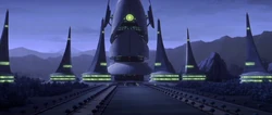 Dooku palace by night