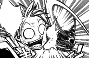 Natsu attacked by Klodoa