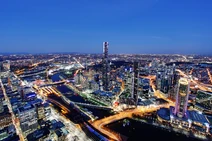 Melbourne by night