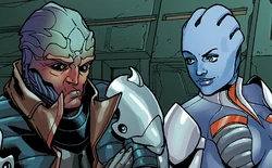 Liara and Feron meet Cerberus