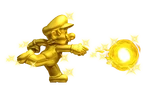 NSMB2 Golden Mario