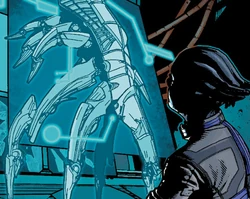 Liara is looking for a solution against the Reapers