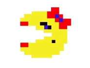Ms pacman white
