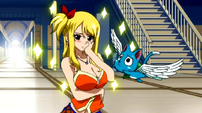 Lucy muestra su confianza en su atractivo