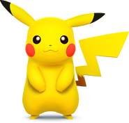 Pikachu (Super Smash Bros. for 3DS - WiiU Artwork)