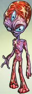 Gold alien
