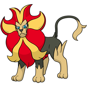 Todo Dia um Pokémon Diferente on X: 668-🇧🇷Pyroar 🇯🇵Kaenjishi Nome  Sugerido no Brasil:Pirugido Região:Kalos Tipo:🟠Fogo,⚫Normal Altura: 1.5 m  Peso: 81.5 kg  / X