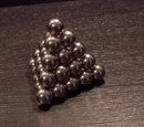 Pyramid of spheres