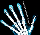 Blue hand