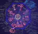 Blast door map notations