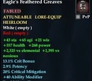 Eagle's Feathered Greaves
