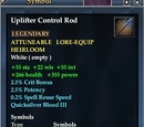 Uplifter Control Rod