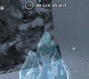An ice shard