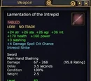 Lamentation of the Intrepid (Fabled)