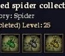 Striped spider collection