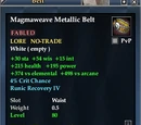 Magmaweave Metallic Belt