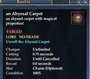 An Abyssal Carpet