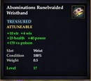 Abominations Runebraided Wristband