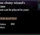 Ebony Wizard's Bookcase