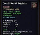 Sacred Prismatic Legplates