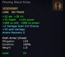 Flowing Black Robe